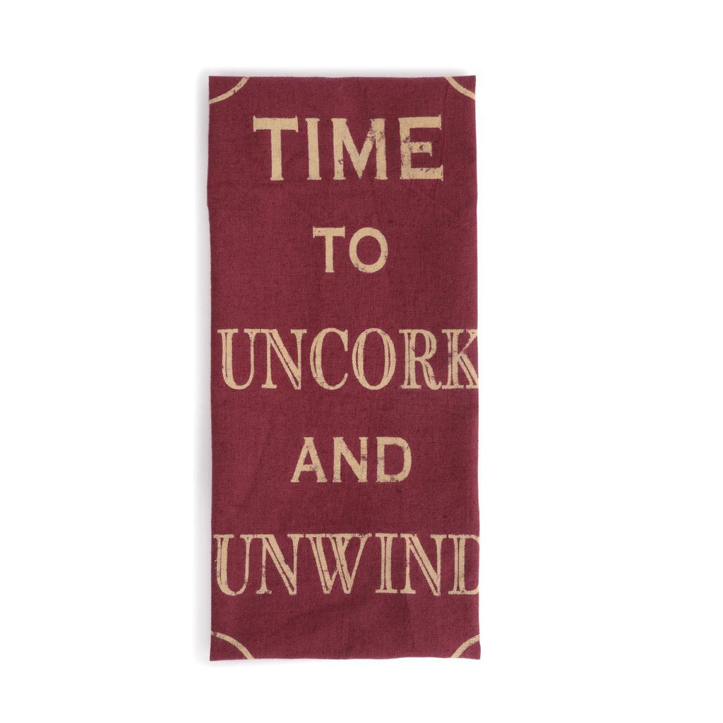 Bar Towel - Uncork and Unwind