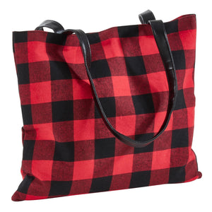 SAR - Buffalo Plaid Tote Bag