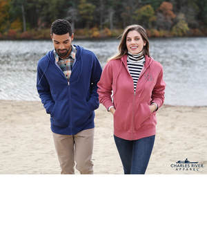 Clifton Full Zip Hoodie 9281 - Washed Red