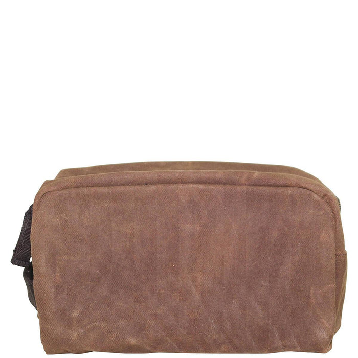 Waxed Canvas Travel Kit - Khaki