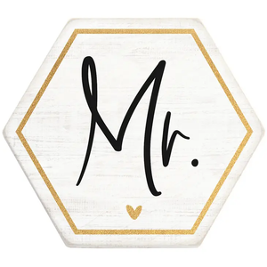 Wood Coaster with Magnetic Back