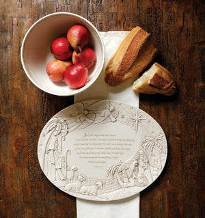 Christmas Nativity Serving Platter