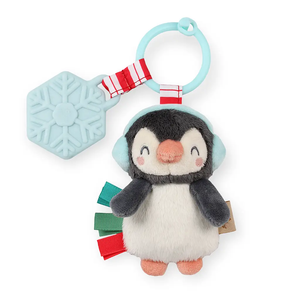 Itzy Pal Plush & Teether - Holiday Penguin