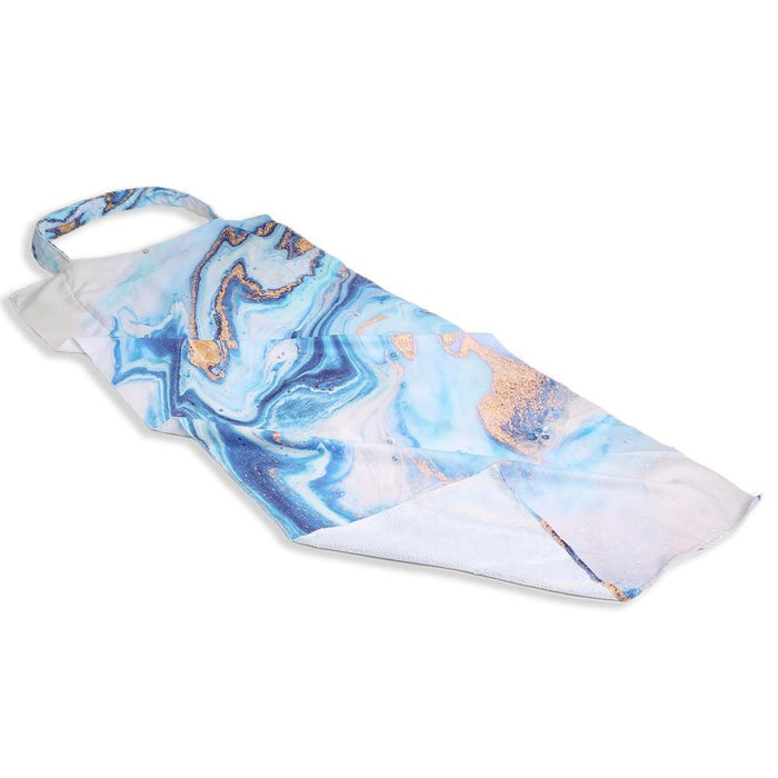 Marbled Beach Towel and Tote - Two-in-One