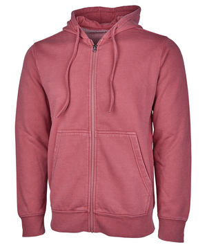 Clifton Full Zip Hoodie 9281 - Washed Red