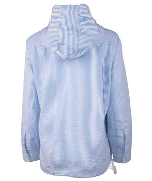 Bar Harbor Pullover 5002 - Blue Seersucker