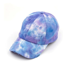 C.C. Criss Cross Tie-Dye Pony Cap