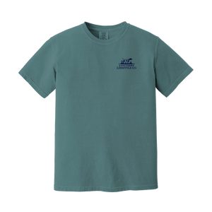 Dock Sitting Short Sleeve Tee - Ice Blue