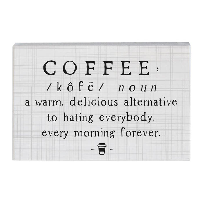 Coffee Definition - Small Talk Rectangle
