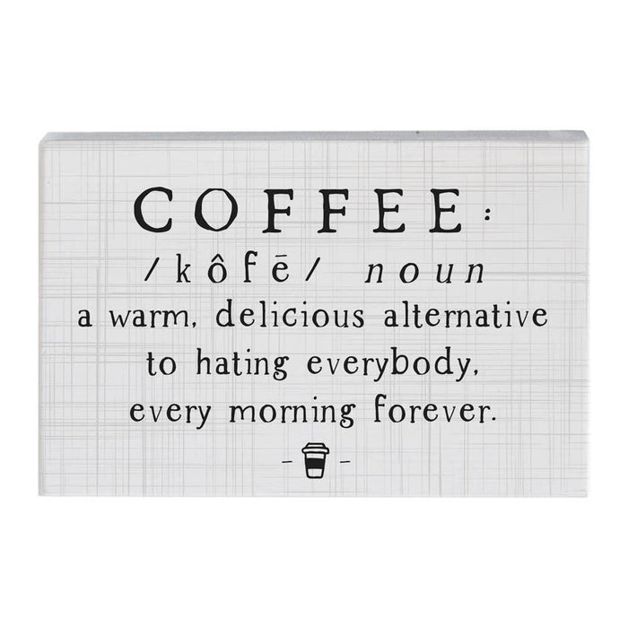 Coffee Definition - Small Talk Rectangle