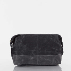 Waxed Top Zip Dopp Kit