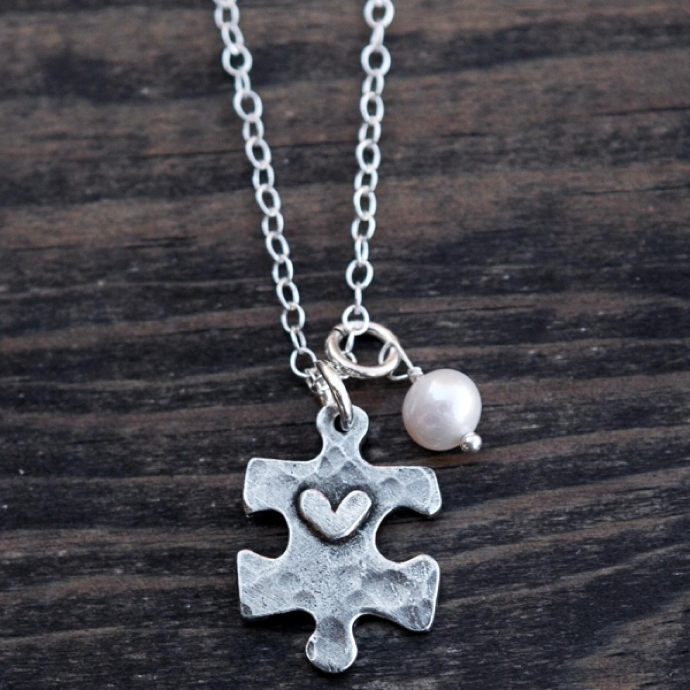 Puzzle Piece Necklace Autism Awareness – JushShop