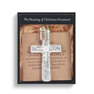 Christmas Ornament - Meaning of Christmas Cross