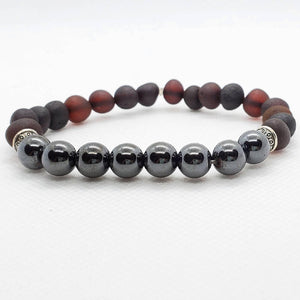 RBA - Adult CHUNKY Amber Magnetic Therapy Bracelet