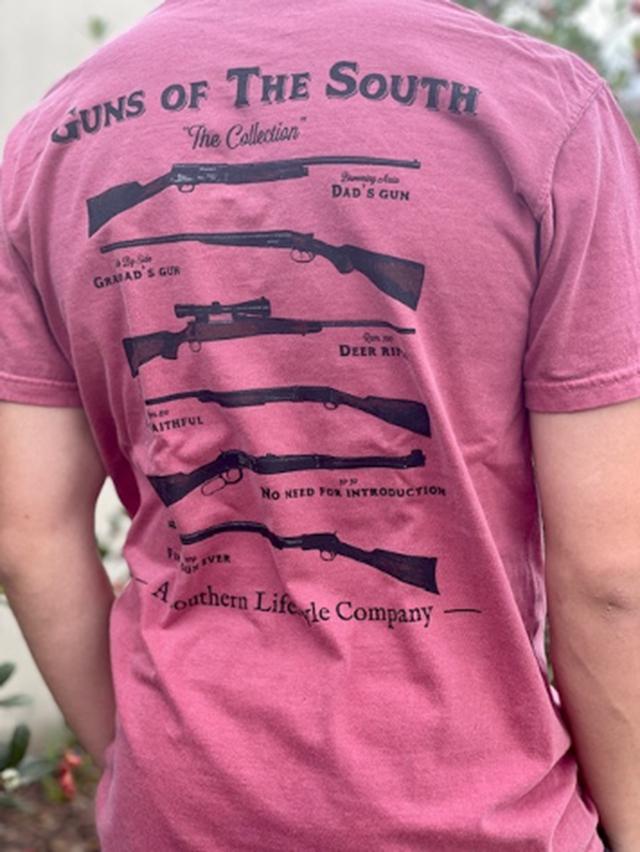Guns of the South Short Sleeve Tee - Brick