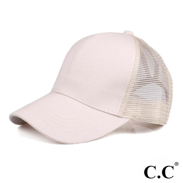 C.C. Pony Cap - Beige