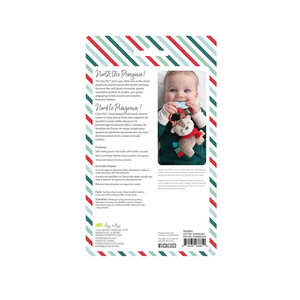 Itzy Pal Plush & Teether - Holiday Santa