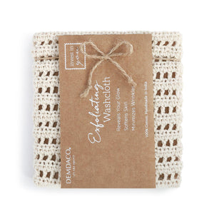 Handwoven Natural Fiber Exfoliating Washcloth