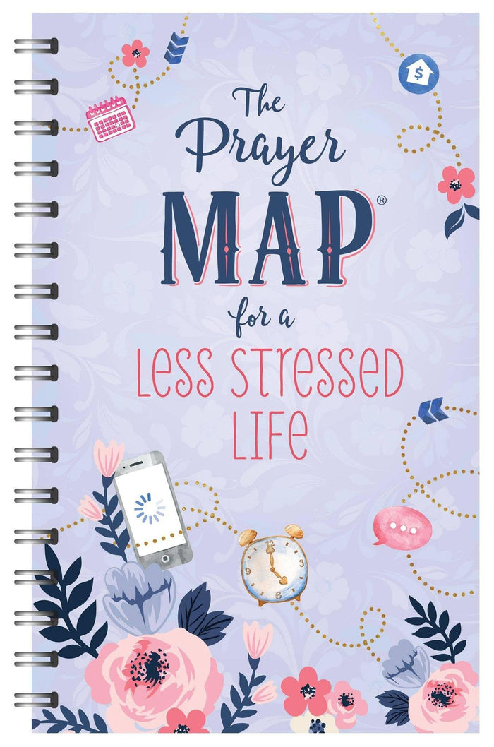 Prayer Map for a Less Stressed Life Journal