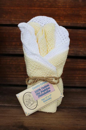 Cotton Dishcloths 11" x 11"