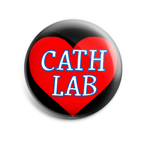Badge Button - Printed - Cath Lab
