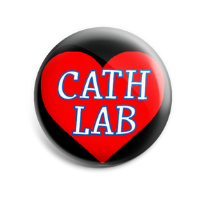 Badge Button - Printed - Cath Lab