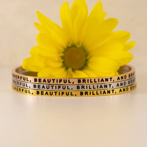 Bracelet - Powerful, Beautiful, Brilliant, and Brave