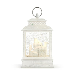 Christmas - Lit Nativity Stable Scene Lantern