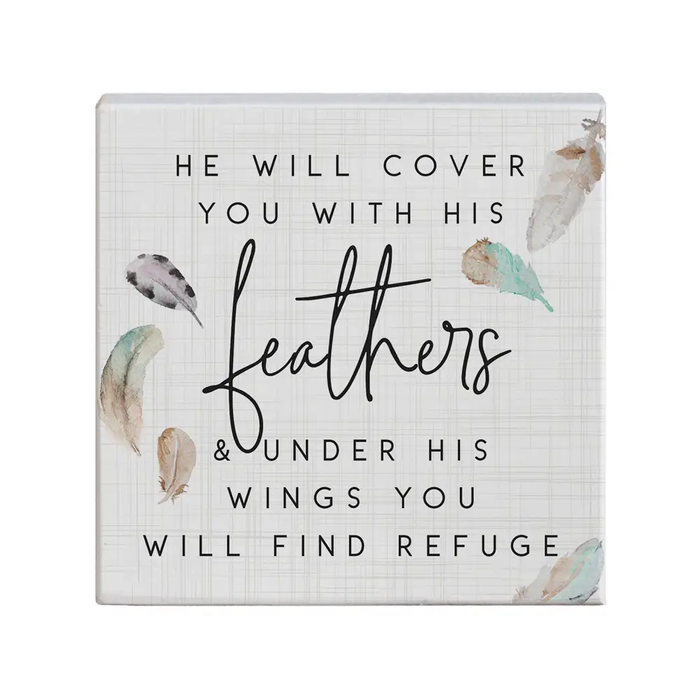 With His Feathers - Small Talk Square