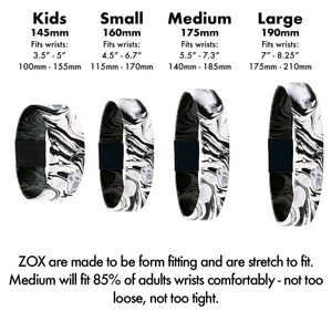ZOX Wristband - There's Always a Rainbow After the Storm - Medium Size