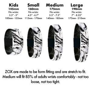 ZOX Wristband - Today I Will Not Worry - Medium Size