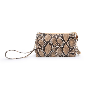 Riley Python Crossbody Wristlet