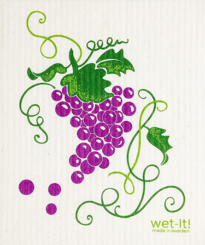 Wet-It! Swedish Cloth - Grapevine