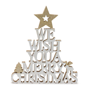 We Wish You A Merry Christmas Sign