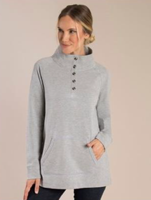 Simply Noelle Button Up Pullover - Large/XLarge (12-14)