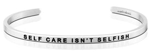 Bracelet - Self Care Isn't Selfish - Charity National Alliance on Mental Health