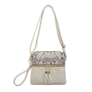 Tara Monogrammable Tassel Zip Crossbody