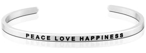 Bracelet - Peace, Love, Happiness