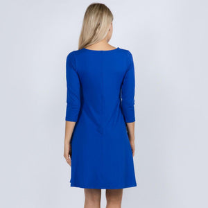 Women's Swing Dress - Royal Blue