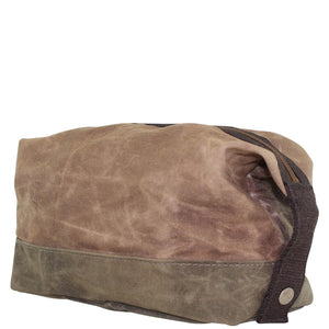 Waxed Top Zip Dopp Kit