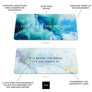 ZOX Wristband - Focus on the Positive - Medium Size