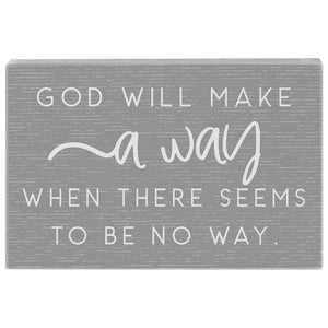 God Make A Way - Small Talk Rectangle
