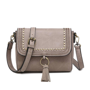 Sage Studded Crossbody