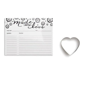 Made with Love Recipe Card Set