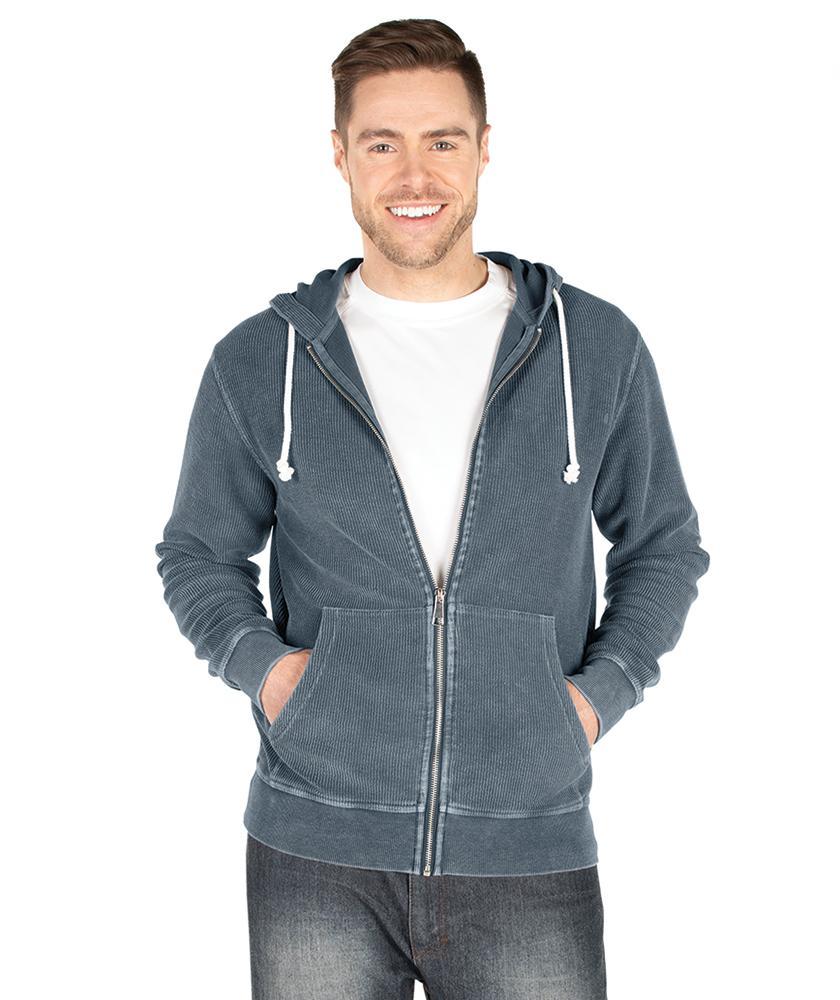 Camden Full Zip Hoodie Sweatshirt 9037 - Denim