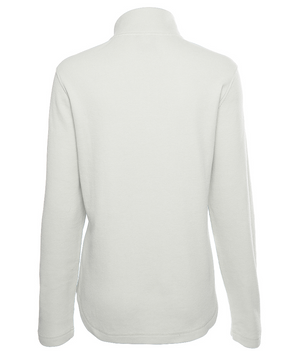 Women's Waffle Quarter Zip Pullover - Ivory