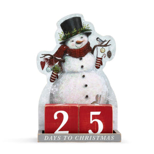 Christmas - Woodland Snowman Christmas Countdown