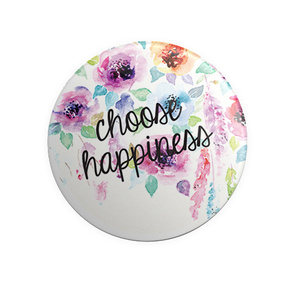Badge Button - Printed - Choose Happiness