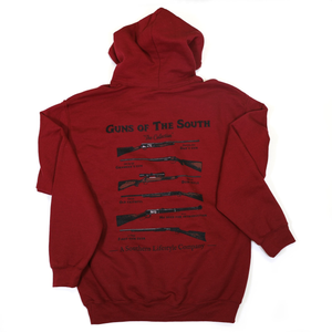 Hoodie - Guns of the South - Cardinal Red