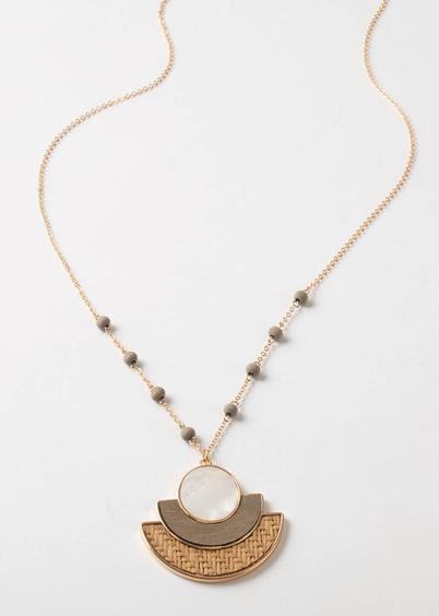 Simply Noelle Island Breeze Geometric Necklace